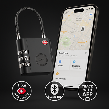 SmartLock Pro™- Never Lose Your Luggage Again!