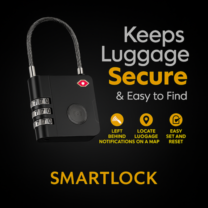 SmartLock Pro™- Never Lose Your Luggage Again!