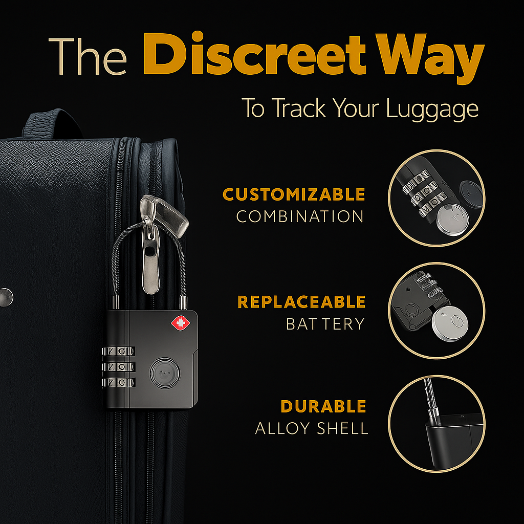 SmartLock Pro™- Never Lose Your Luggage Again!